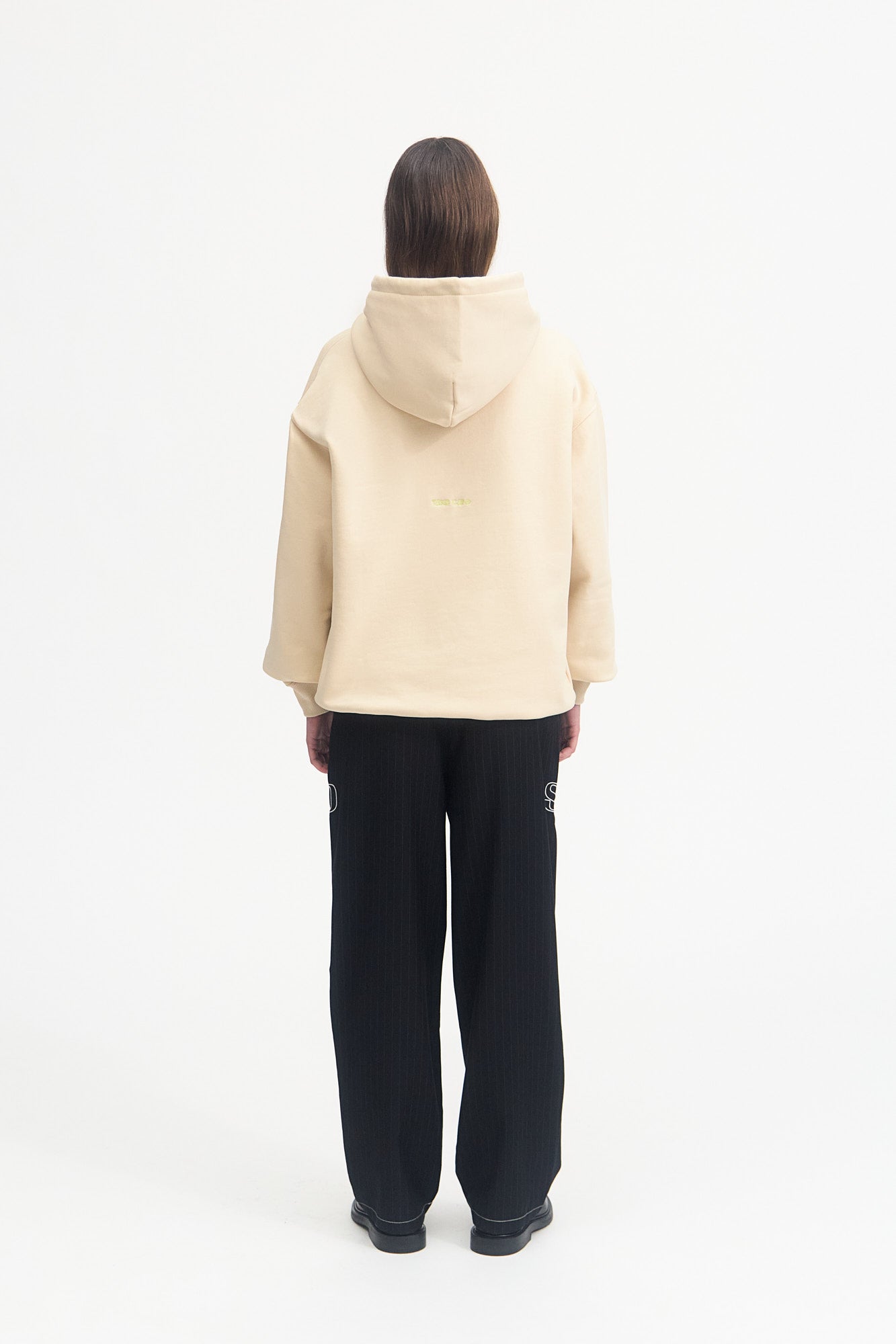 LIME MONOGRAM HOODED