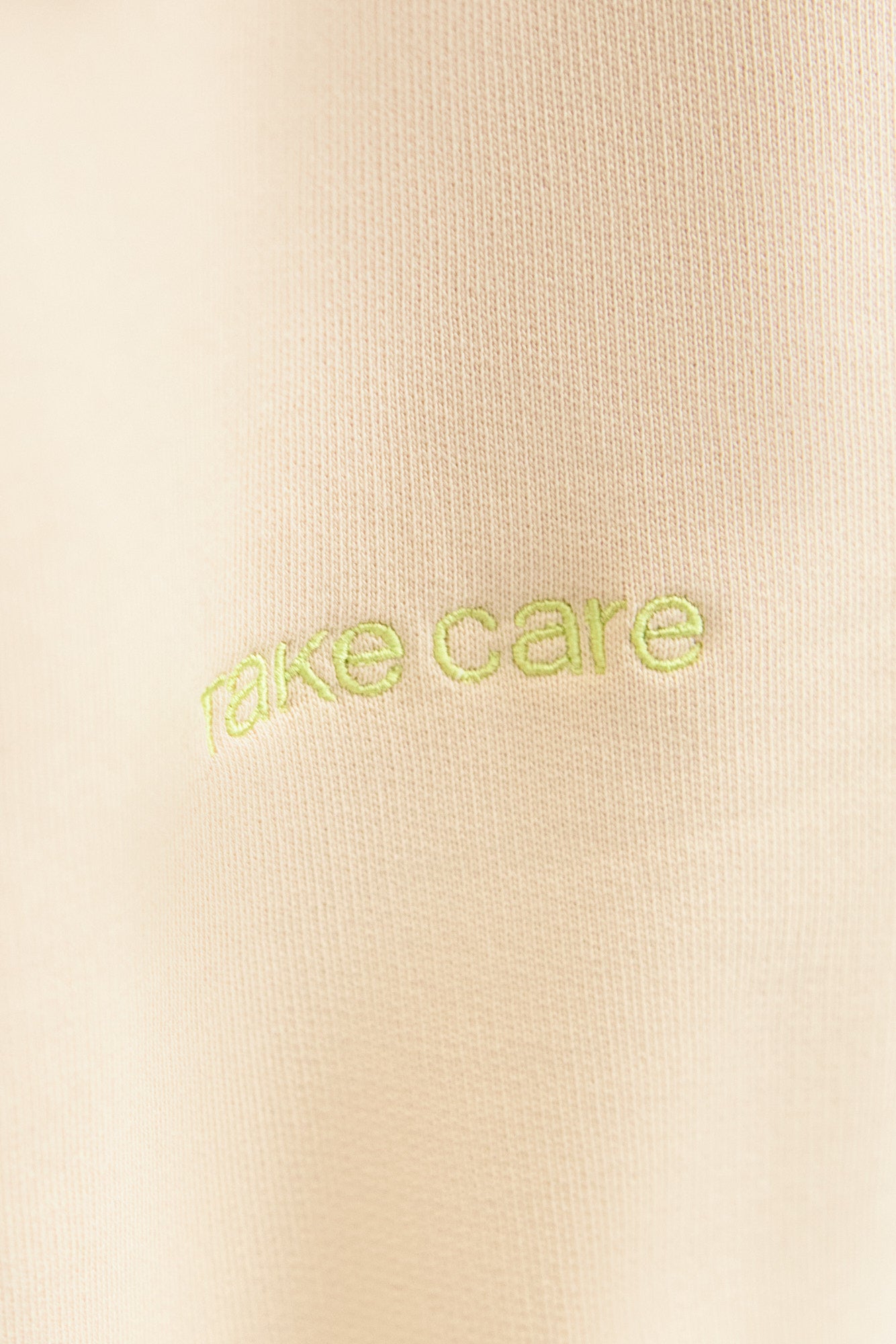 LIME MONOGRAM HOODED