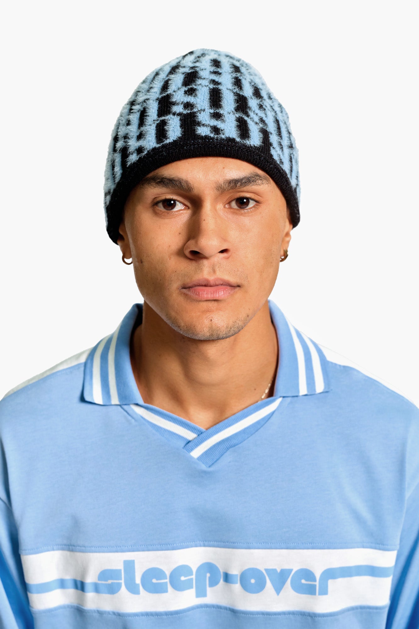 MONOGRAM FLUFF BEANIE