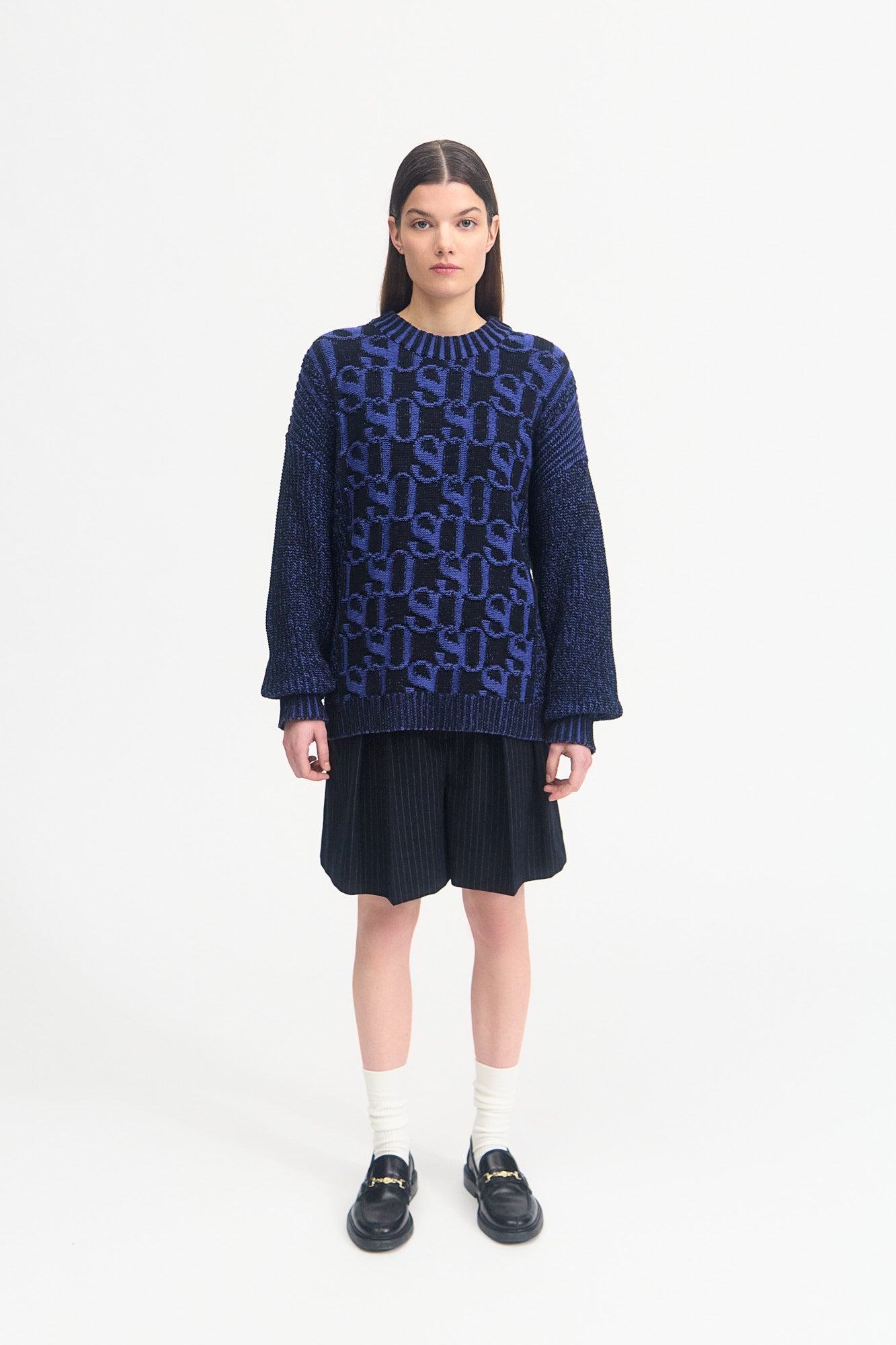 MONOGRAM RIB KNIT