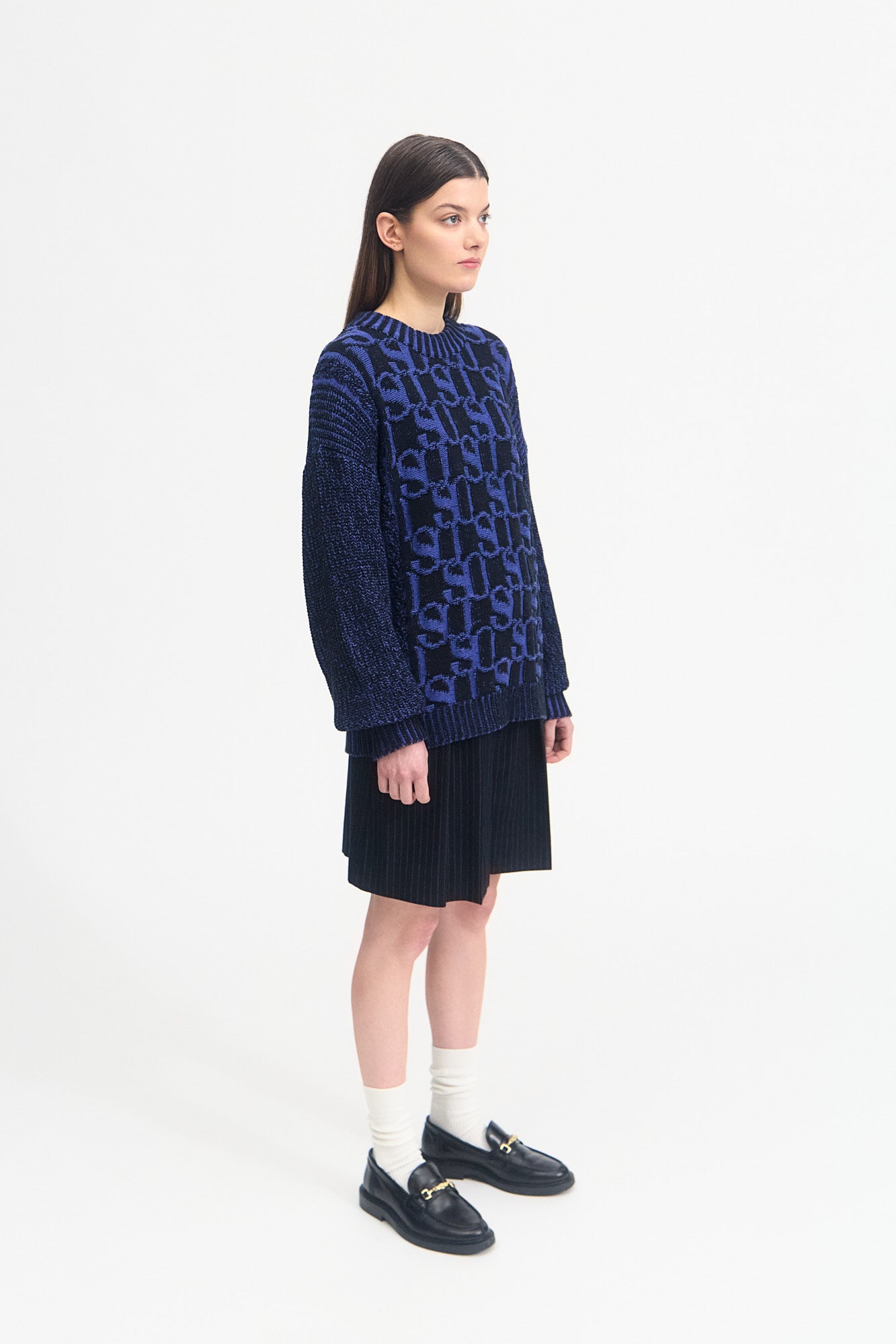 MONOGRAM RIB KNIT