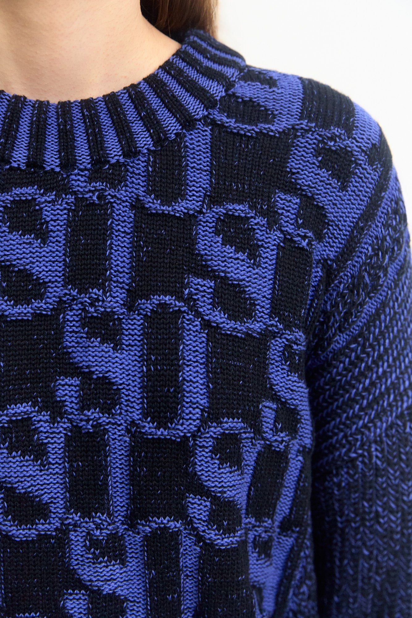 MONOGRAM RIB KNIT