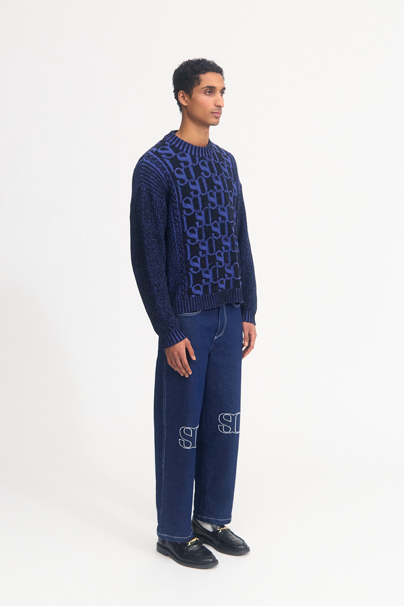 MONOGRAM RIB KNIT