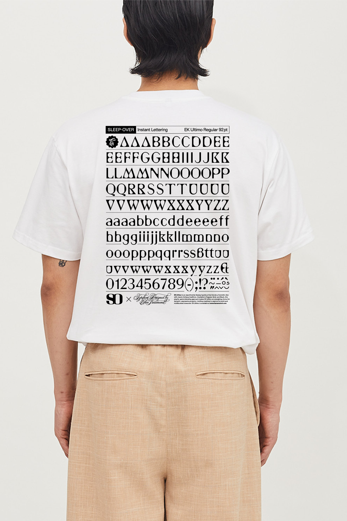 ULTIMO INSTANT LETTERING SHIRT