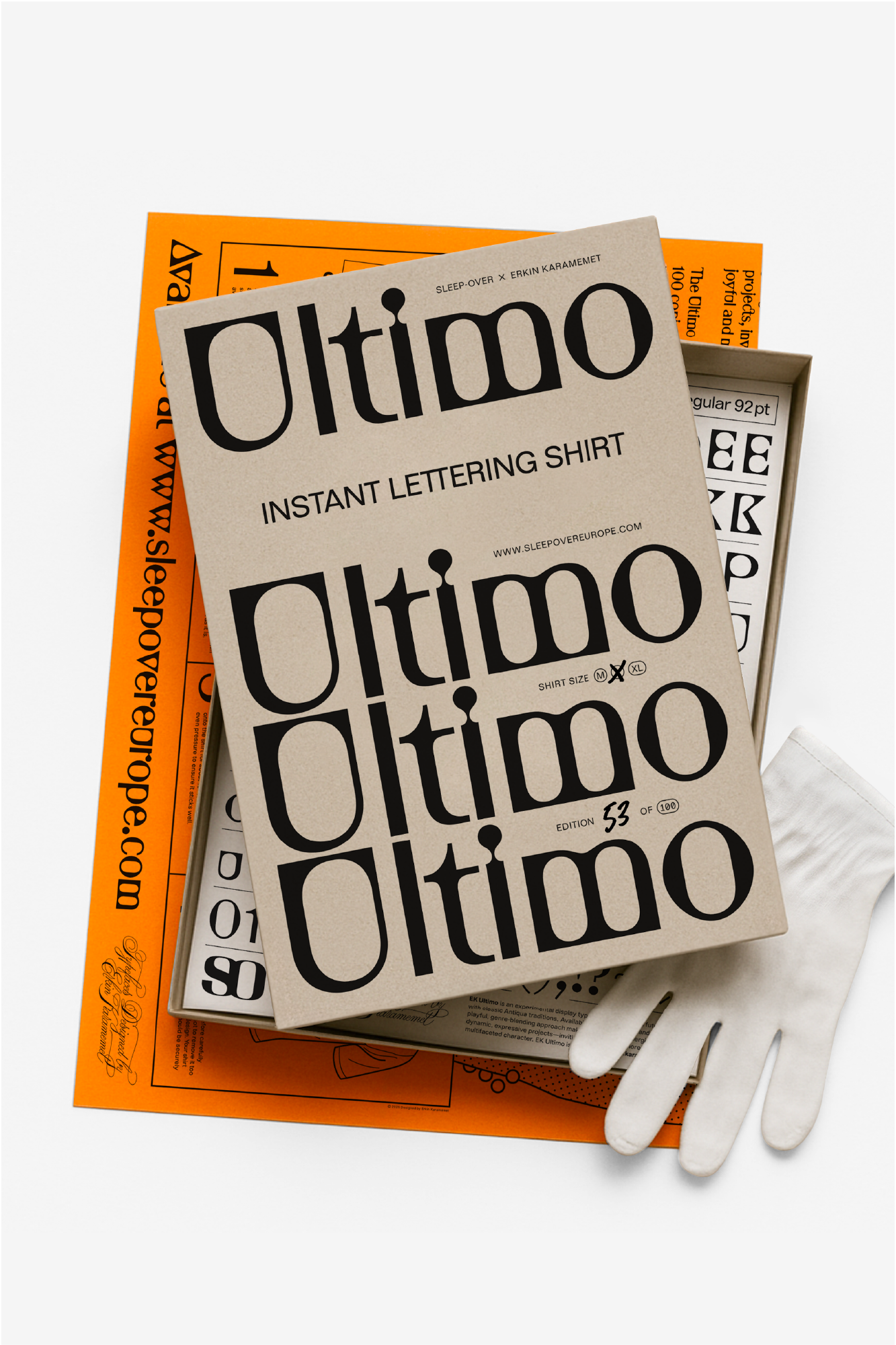 Y Ultimo Lettering ULTIMO INSTANT LETTERING SHIRT – SLEEP-OVER