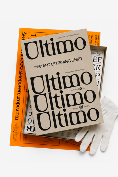 ULTIMO INSTANT LETTERING SHIRT