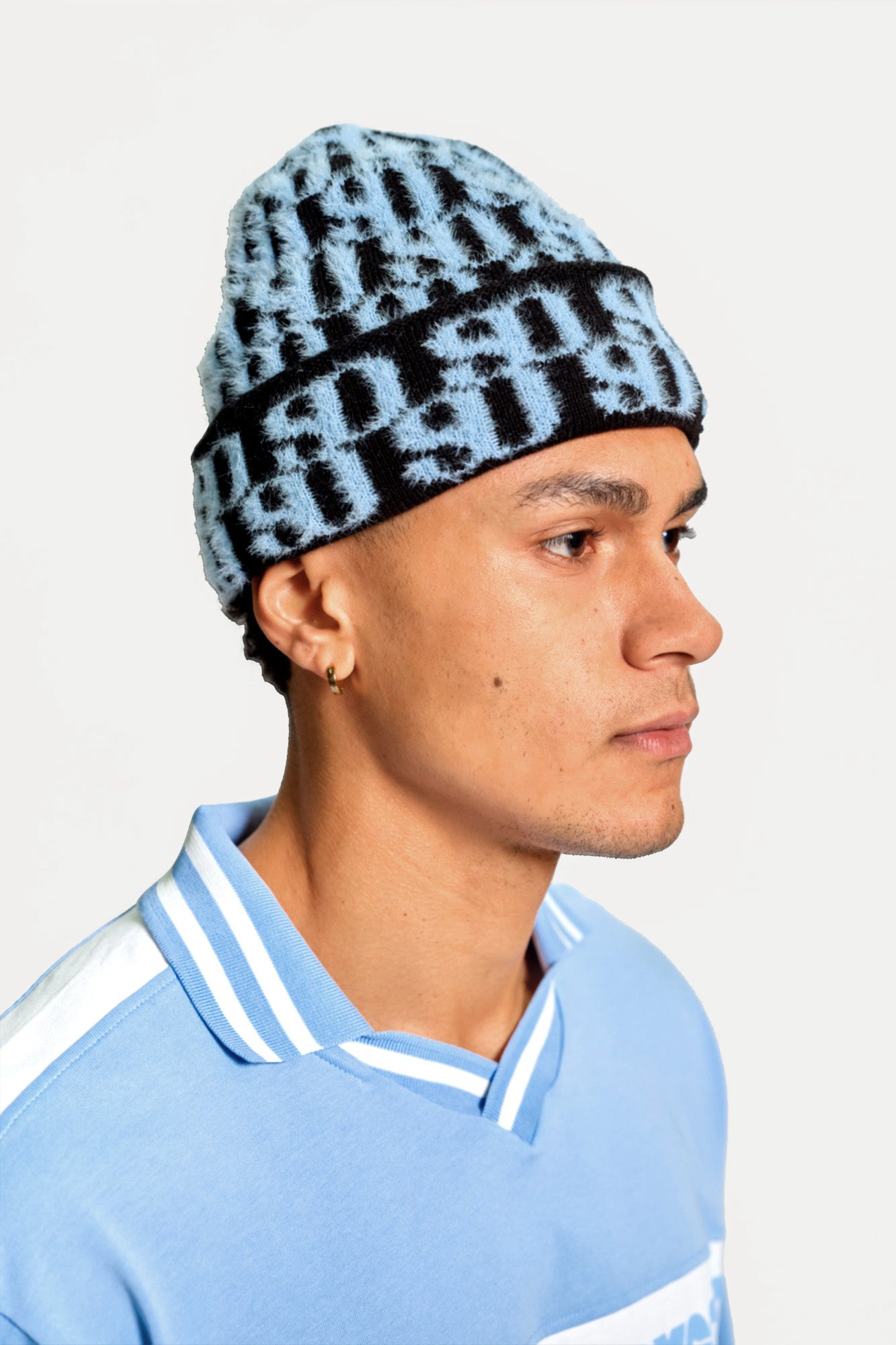 MONOGRAM FLUFF BEANIE