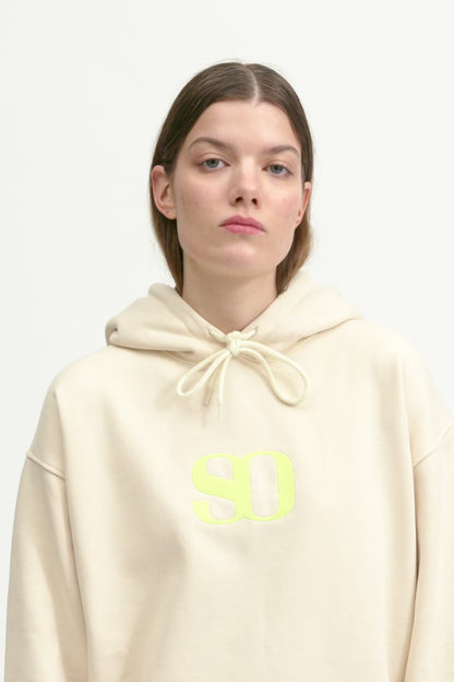 LIME MONOGRAM HOODED